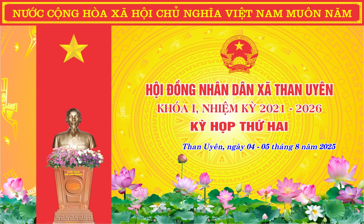 BẾ MẠC KỲ HỌP THỨ 2 HĐND XÃ THAN UYÊN KHOÁ I, NHIỆM KỲ 2021-2026