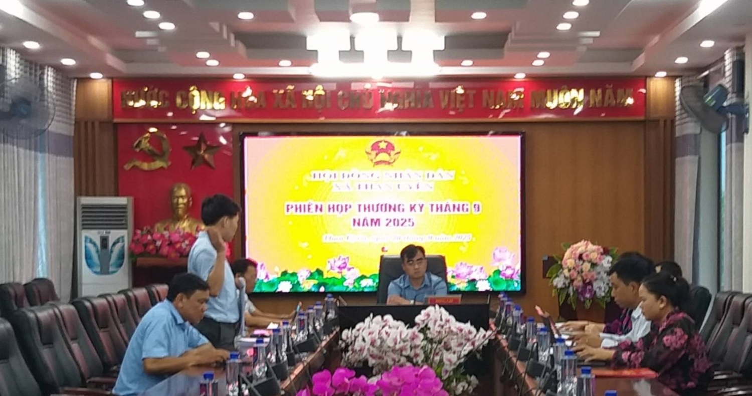 PHIÊN HỌP THƯỜNG KỲ HĐND XÃ THAN UYÊN THÁNG 9.2025