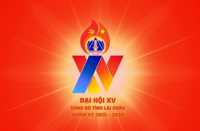 LOGO ĐẠI HỘI: BIỂU TRƯNG CHO TINH THẦN ĐOÀN KẾT VÀ KHÁT VỌNG PHÁT TRIỂN CỦA ĐẢNG BỘ VÀ NHÂN DÂN CÁC DÂN TỘC TỈNH LAI CHÂU