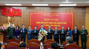 Ban Bí thư điều động, chỉ định đồng chí Hà Quang Trung giữ chức Phó Bí thư Tỉnh ủy Lai Châu